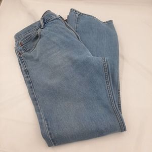 Vintage Levis 505 Light wash Distressed faded jeans 38x32